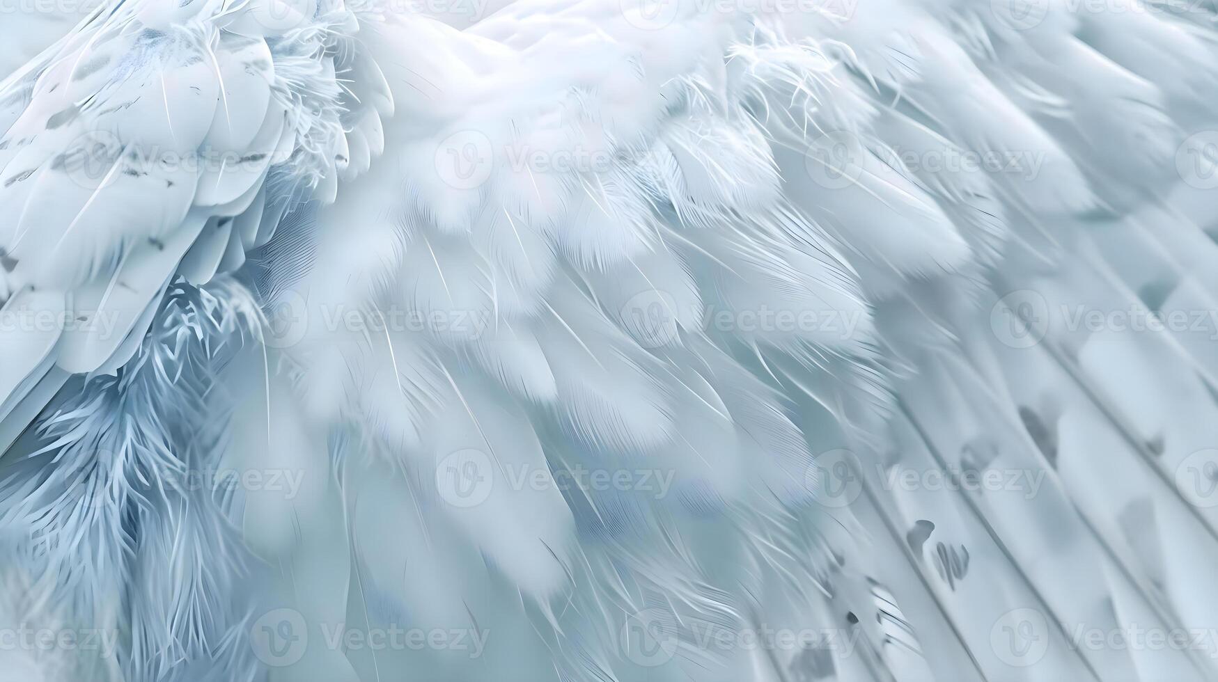 AI generated a close up of a white bird's wings photo