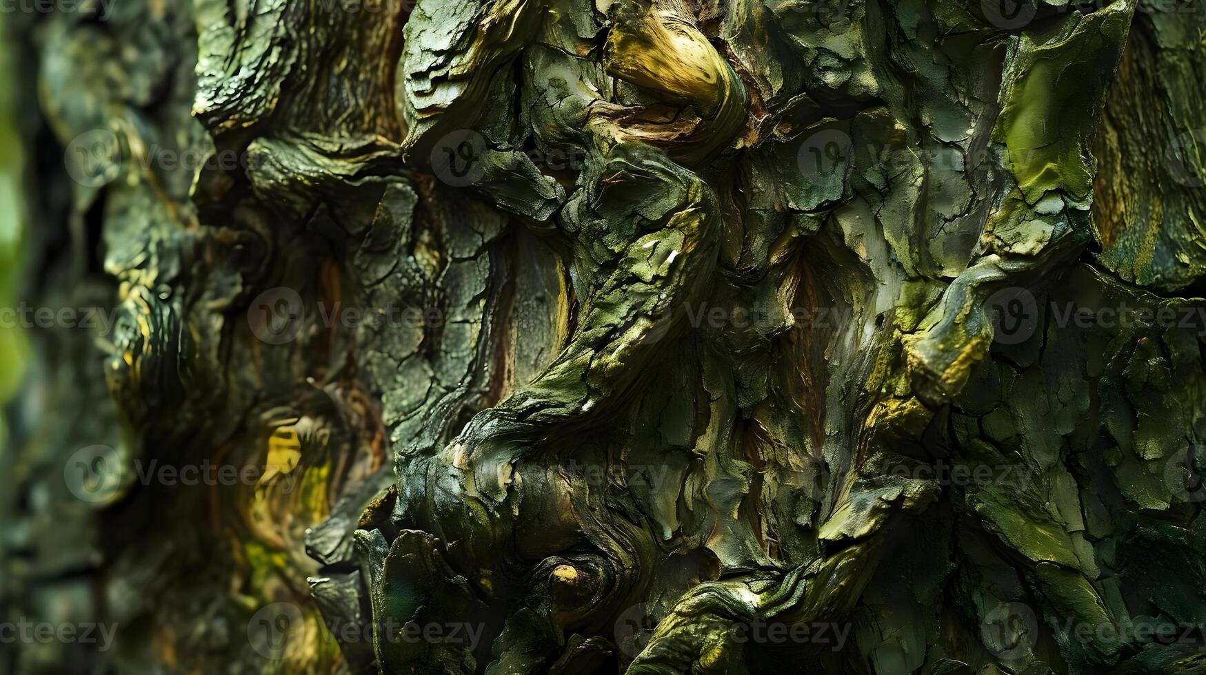 AI generated a close up of the bark of a tree photo