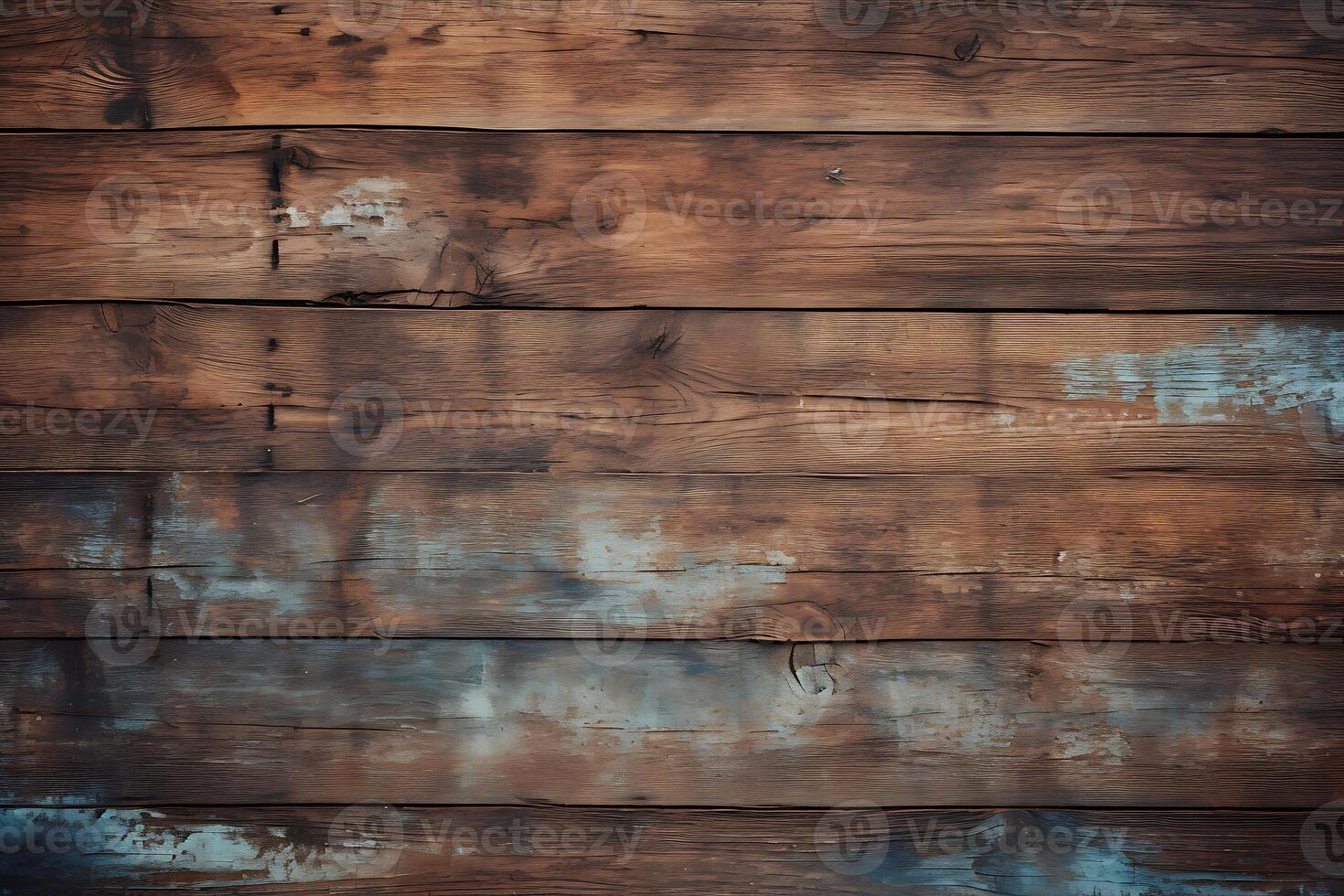 AI generated Vintage wood background with grunge style photo