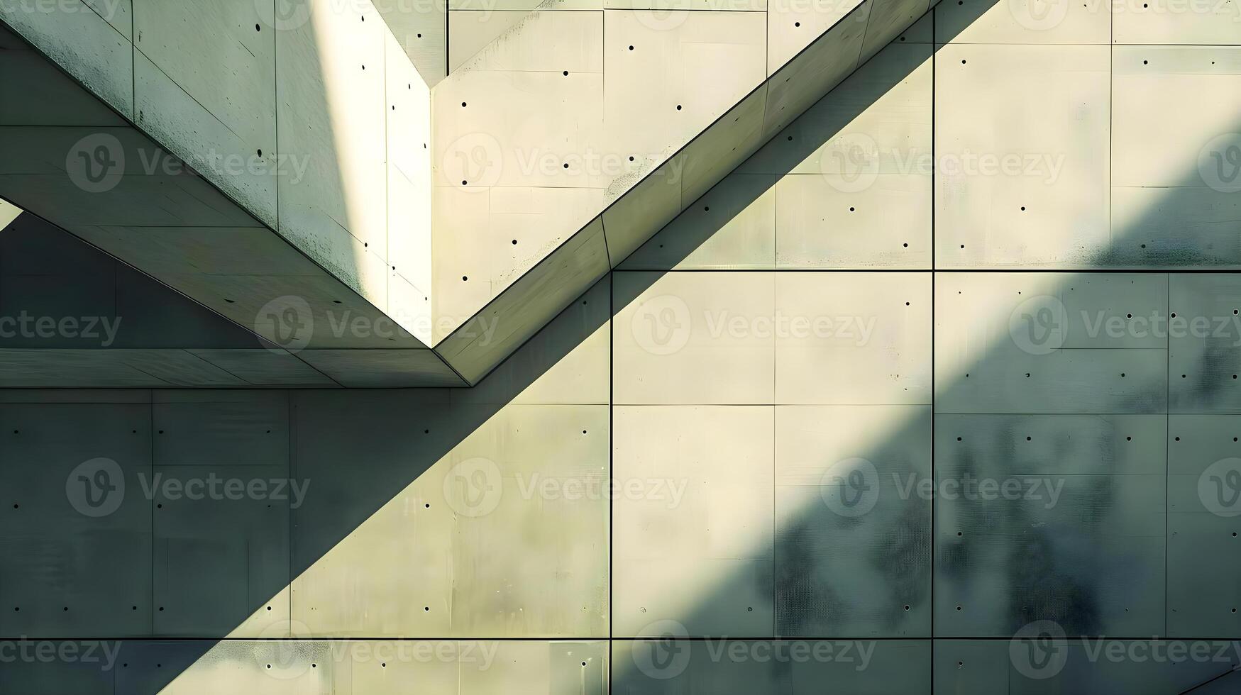 AI generated a view of a concrete structure from below photo