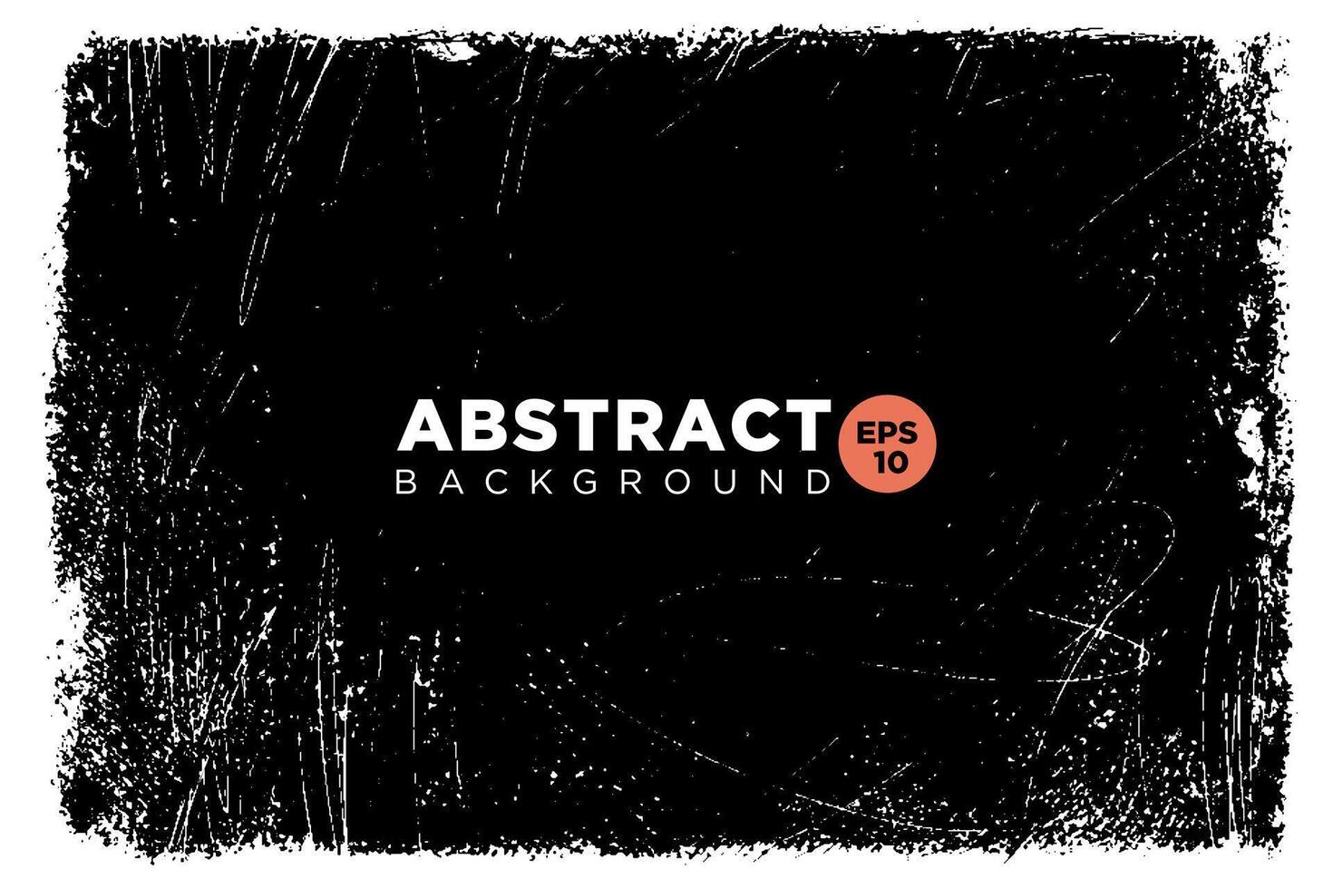 Vector hand drawn big painted stain. Monochrome stroke background. Artistic backdrop. One color textured spot rectangular shape.