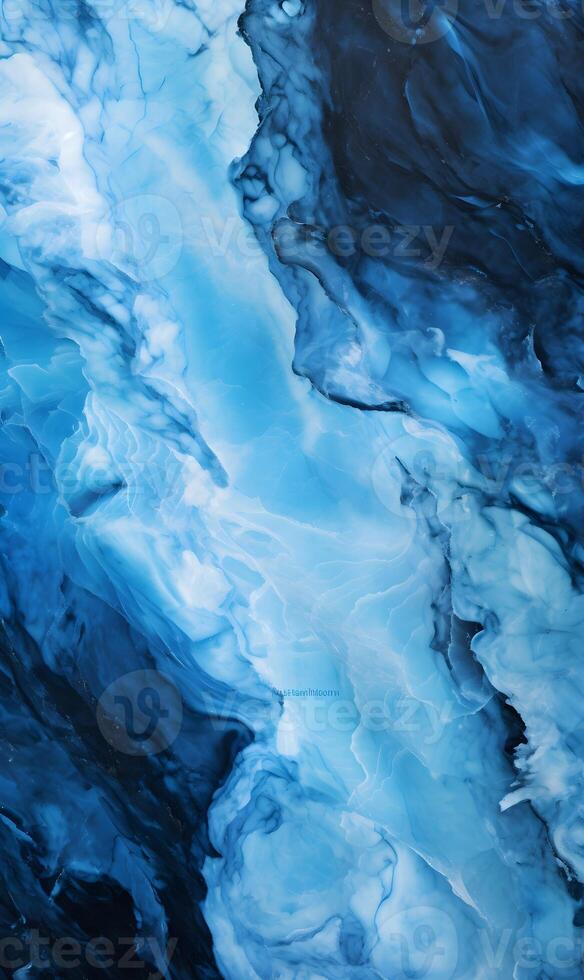 AI generated Marble background. Abstract blue marble texture photo