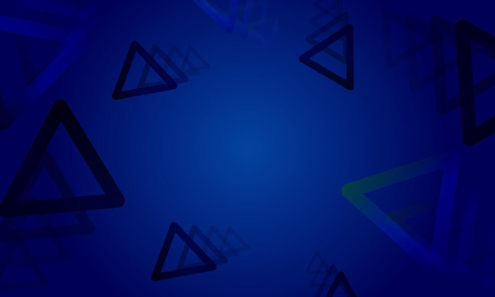 Minimal geometric background. Blue elements with dark blue gradient. vector