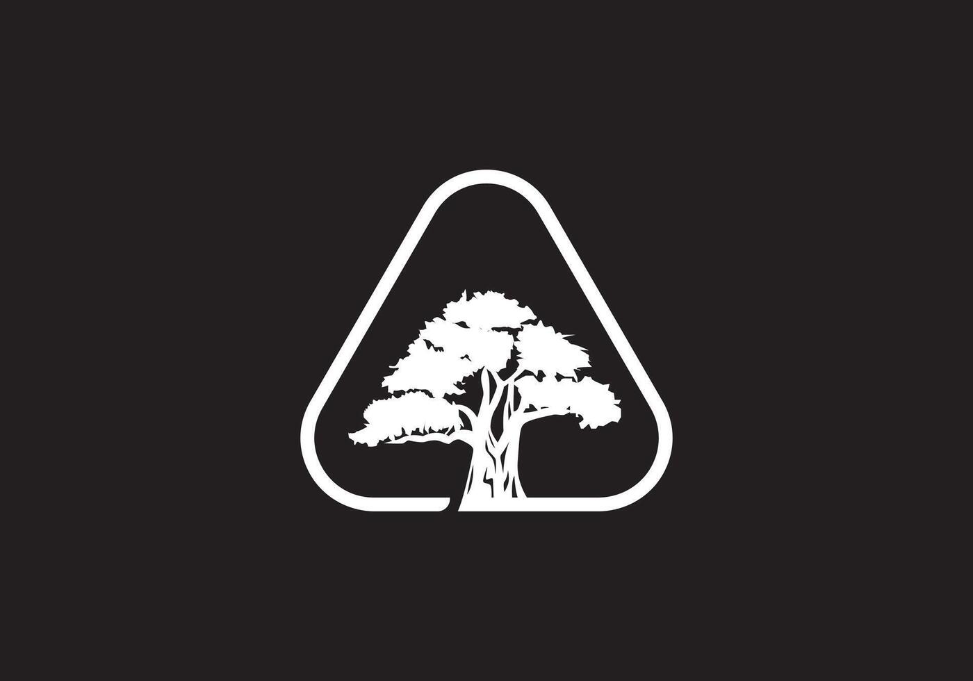 letra un árbol logo ,árbol logotipos, letras, tipográfico logo, árbol y un logo, hoja y alfabeto logo. vector