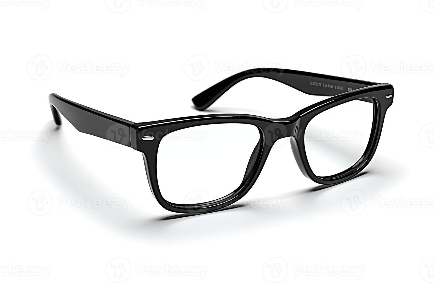 AI generated eyeglasses isolated on white background photo