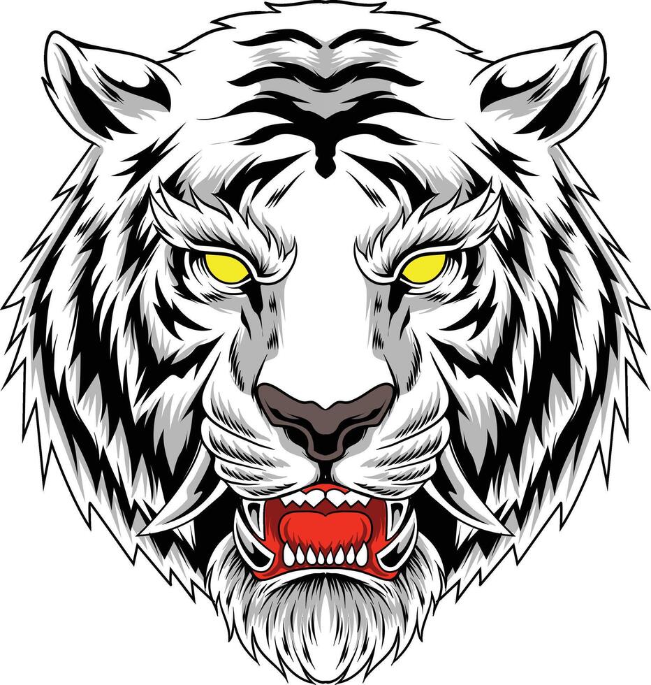 vector illsutration of tiger head