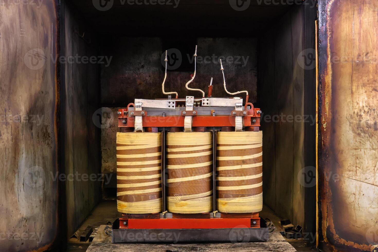 transformer in open vacuum drying oven photo