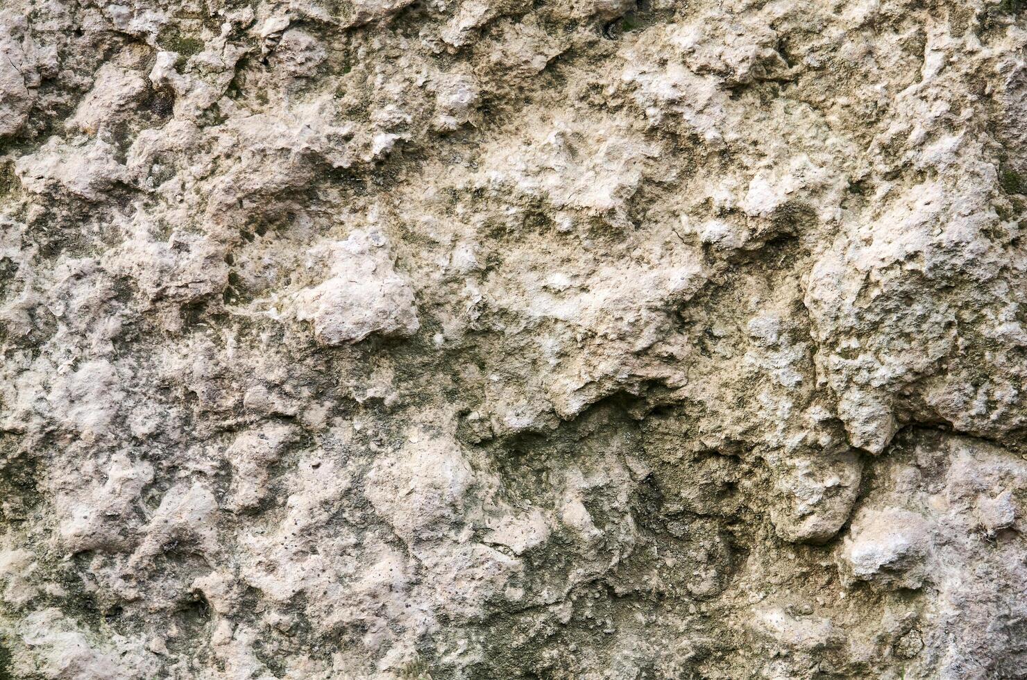 background, texture - gray hilly surface of a limestone rock photo