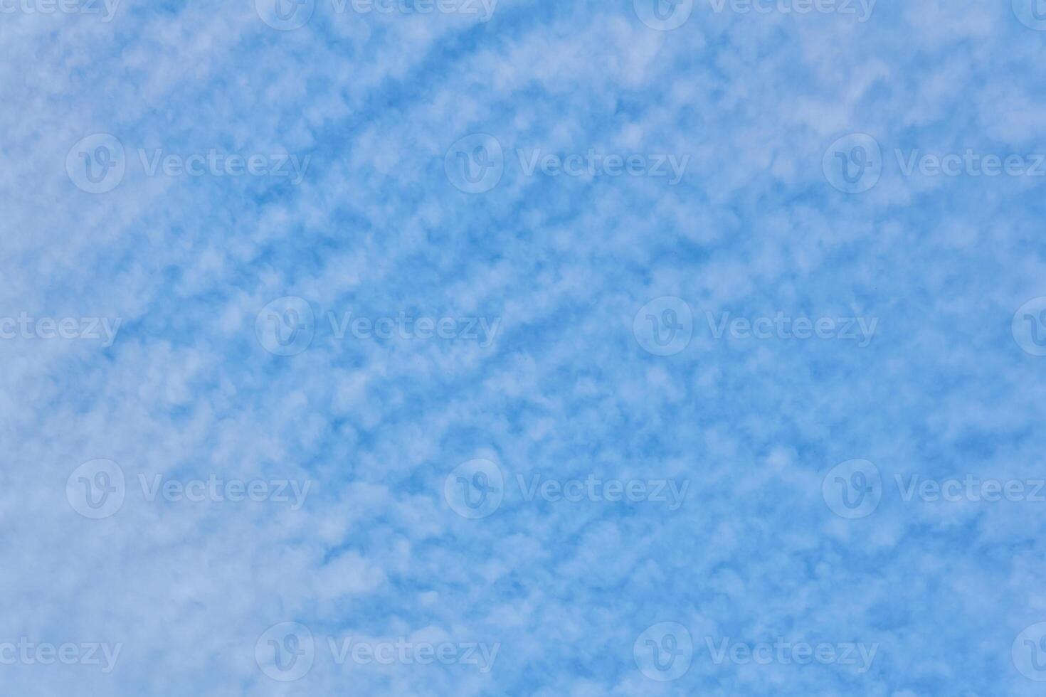 background, texture - blue sky with cirrocumulus clouds photo