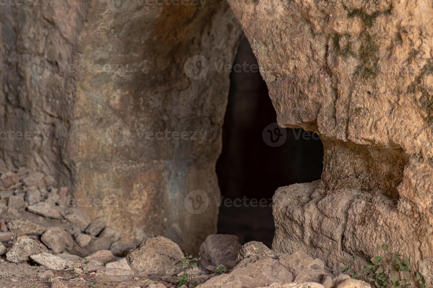 entrance to the dungeon in an ancient ruins photo