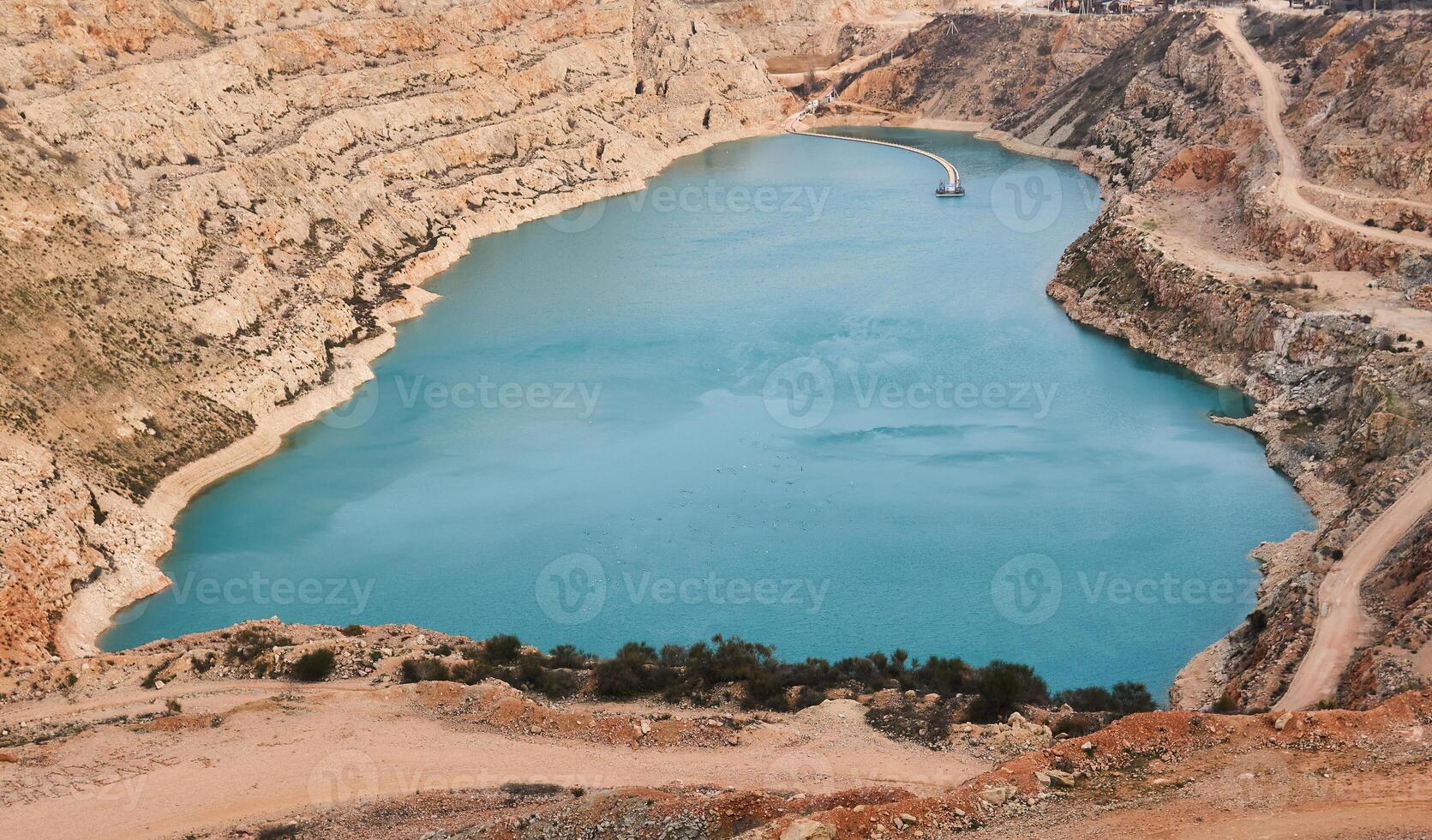 the opened blue heart of the earth photo