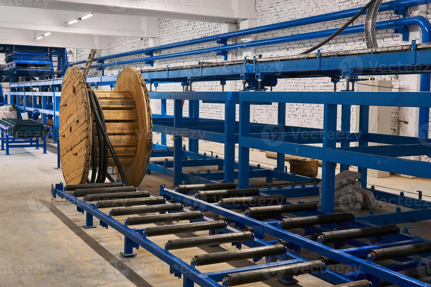 interior of a workshop under construction photo