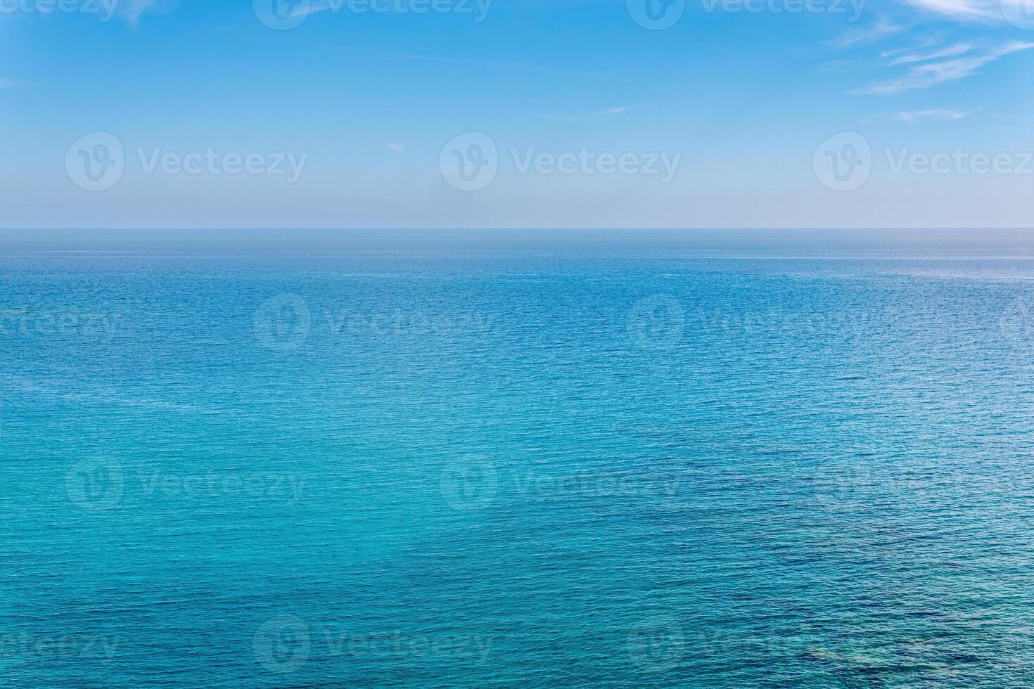 background, seascape, blue sea and sky to horizon photo