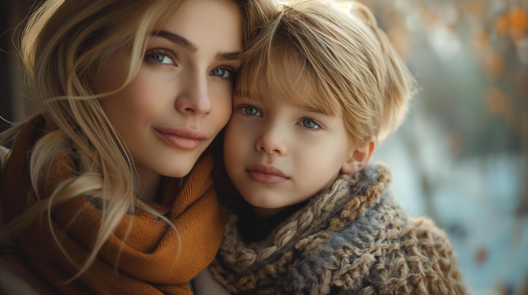 AI generated Young mother is having fun with her little baby photo
