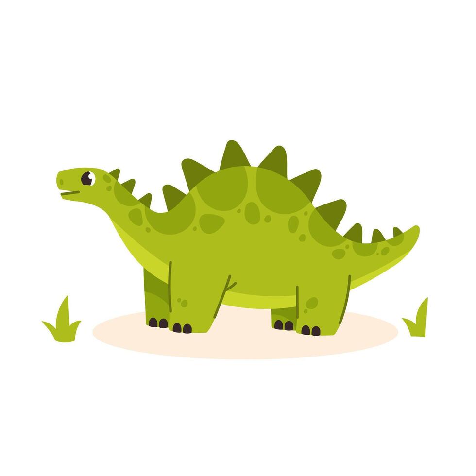 Cute dinosaur vector