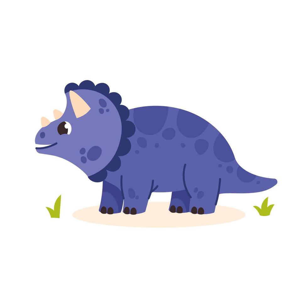 Cute dinosaur vector