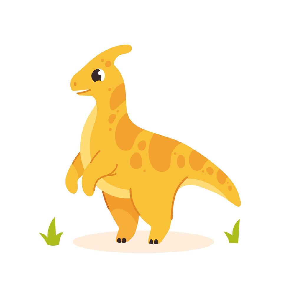 Cute dinosaur vector