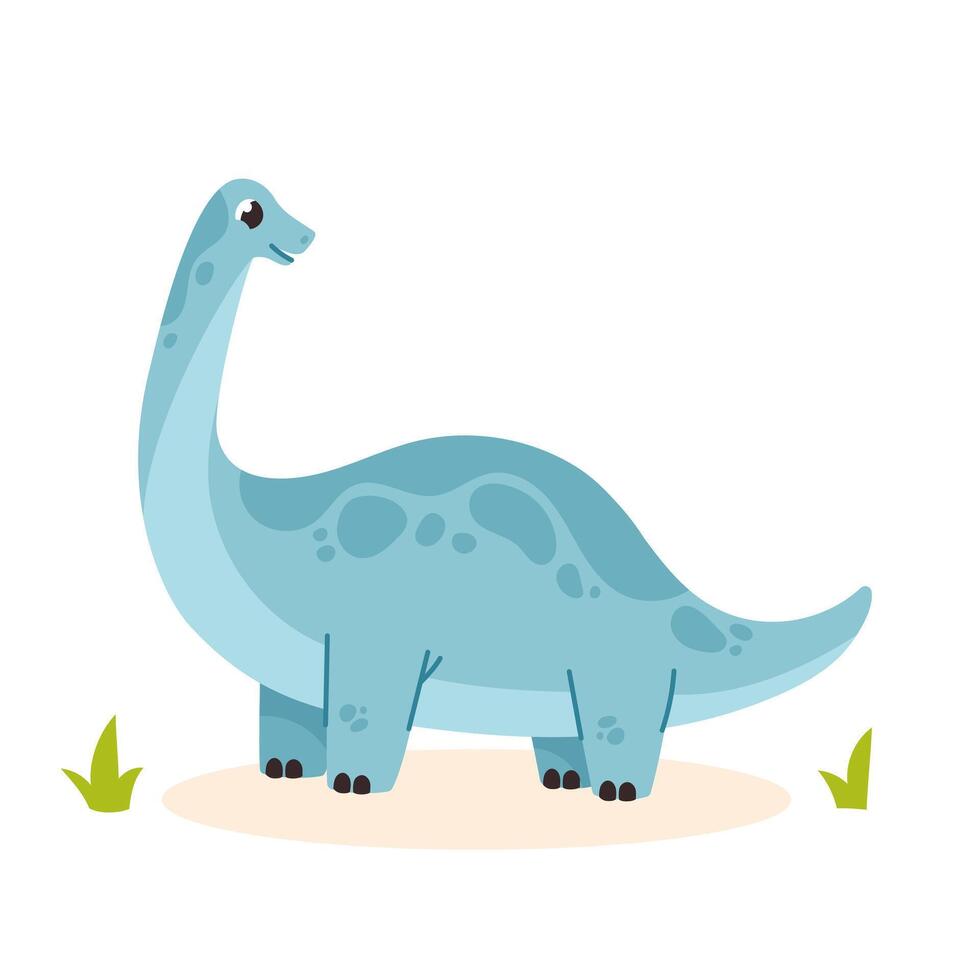 Cute dinosaur vector