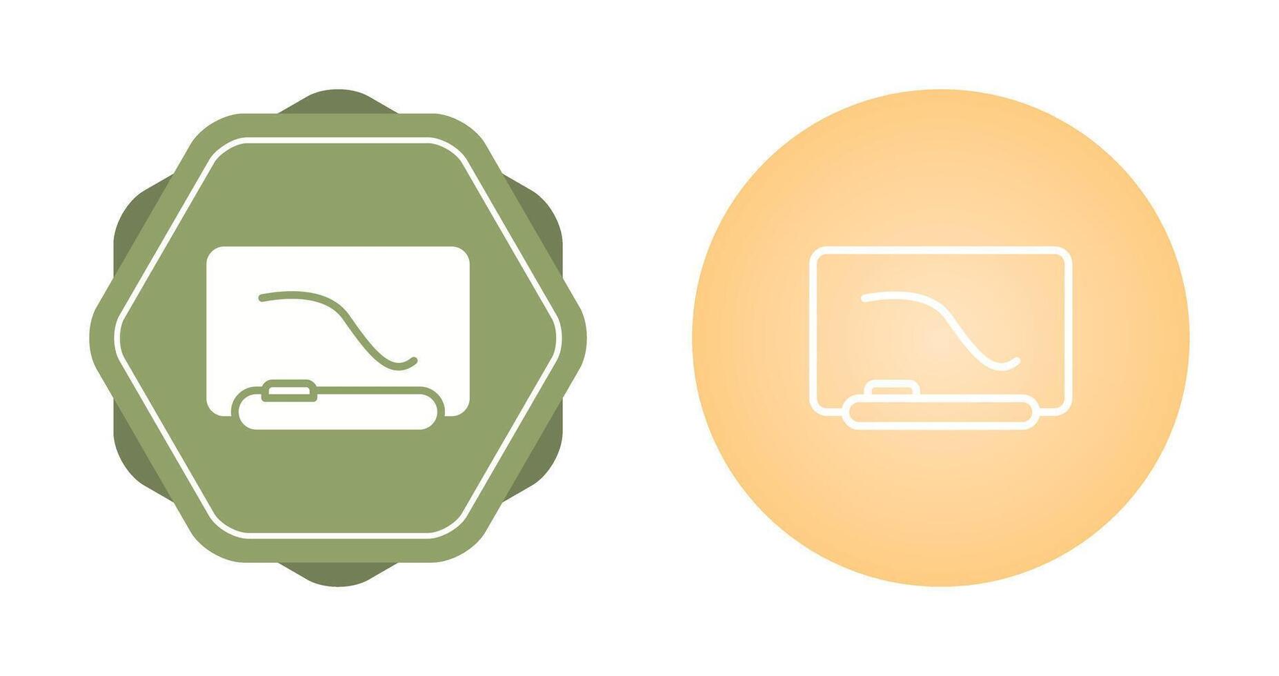 Interactive Whiteboard Vector Icon