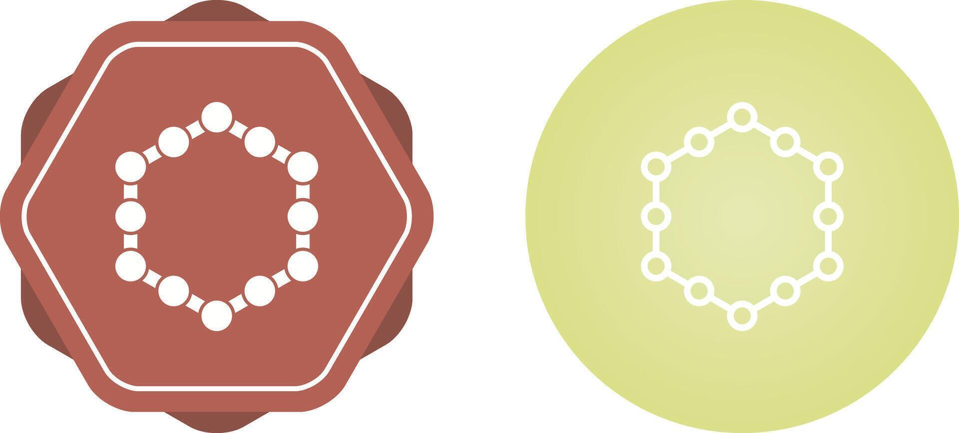 icono de vector hexagonal