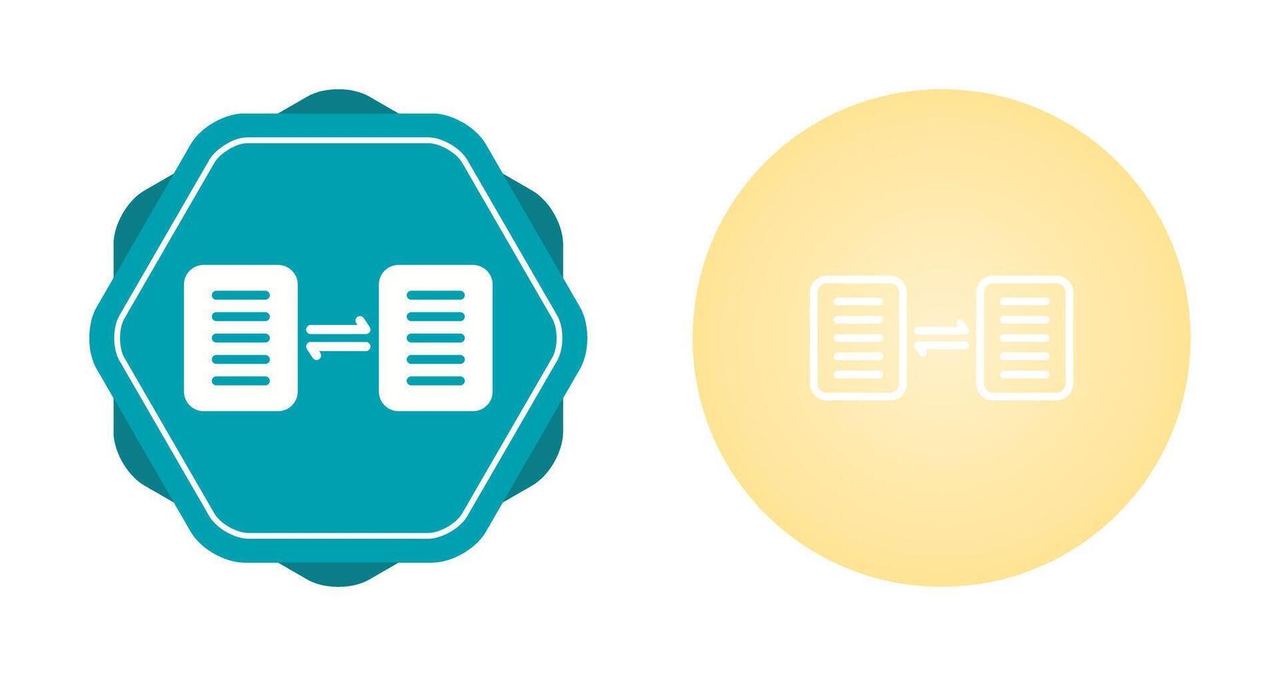 Document Sharing Vector Icon