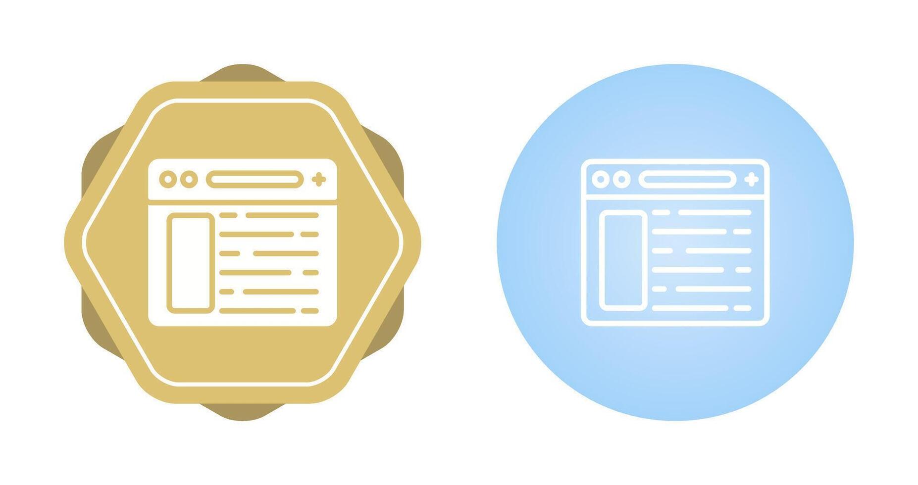 Browser Vector Icon