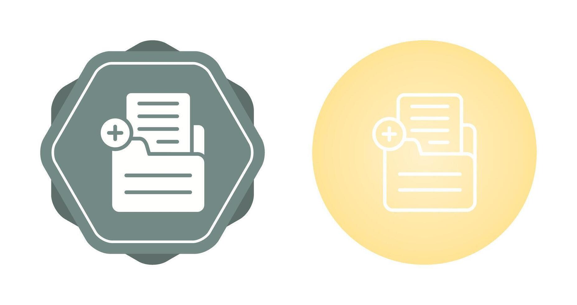 Document Add Vector Icon