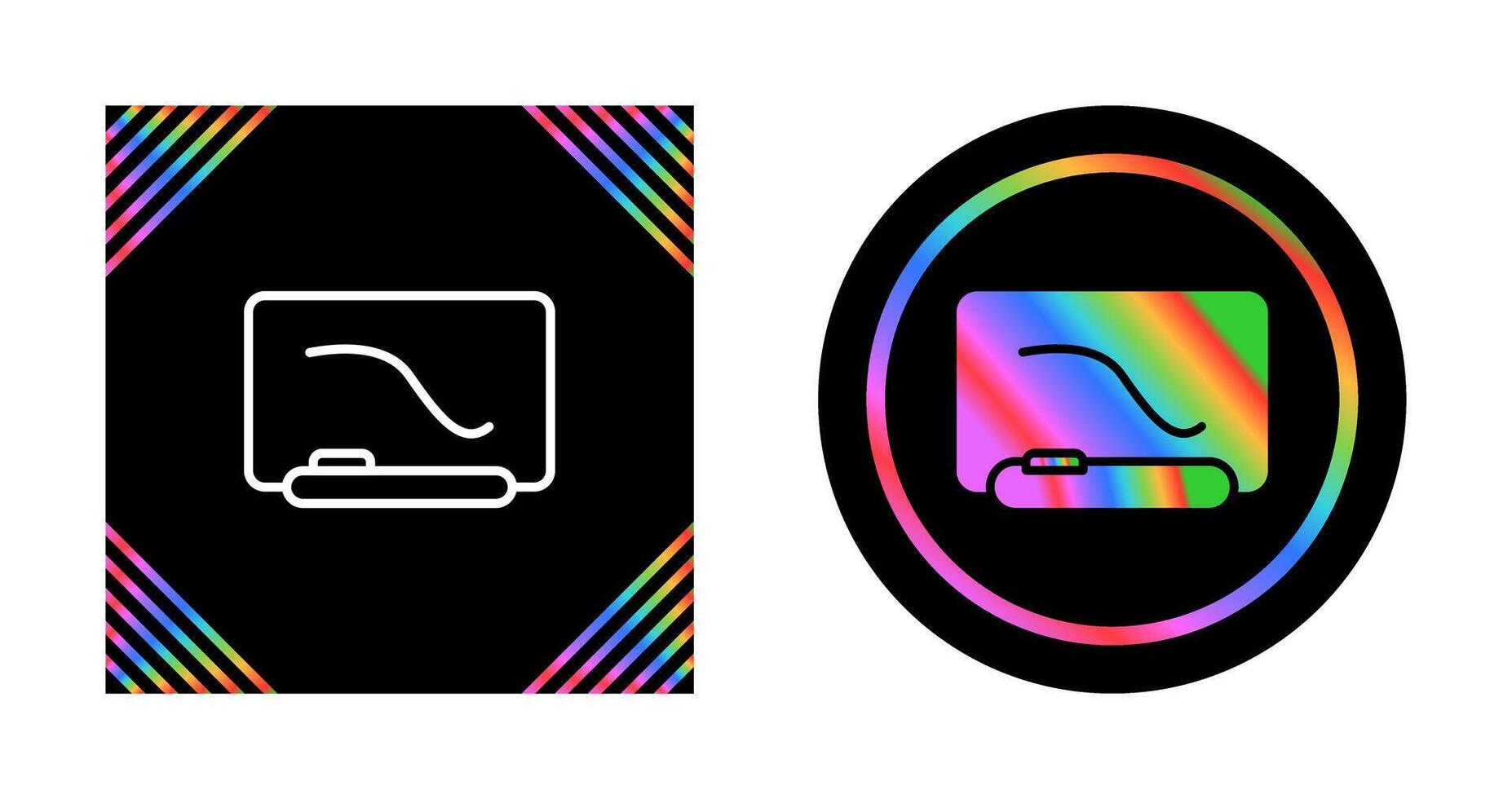 Interactive Whiteboard Vector Icon