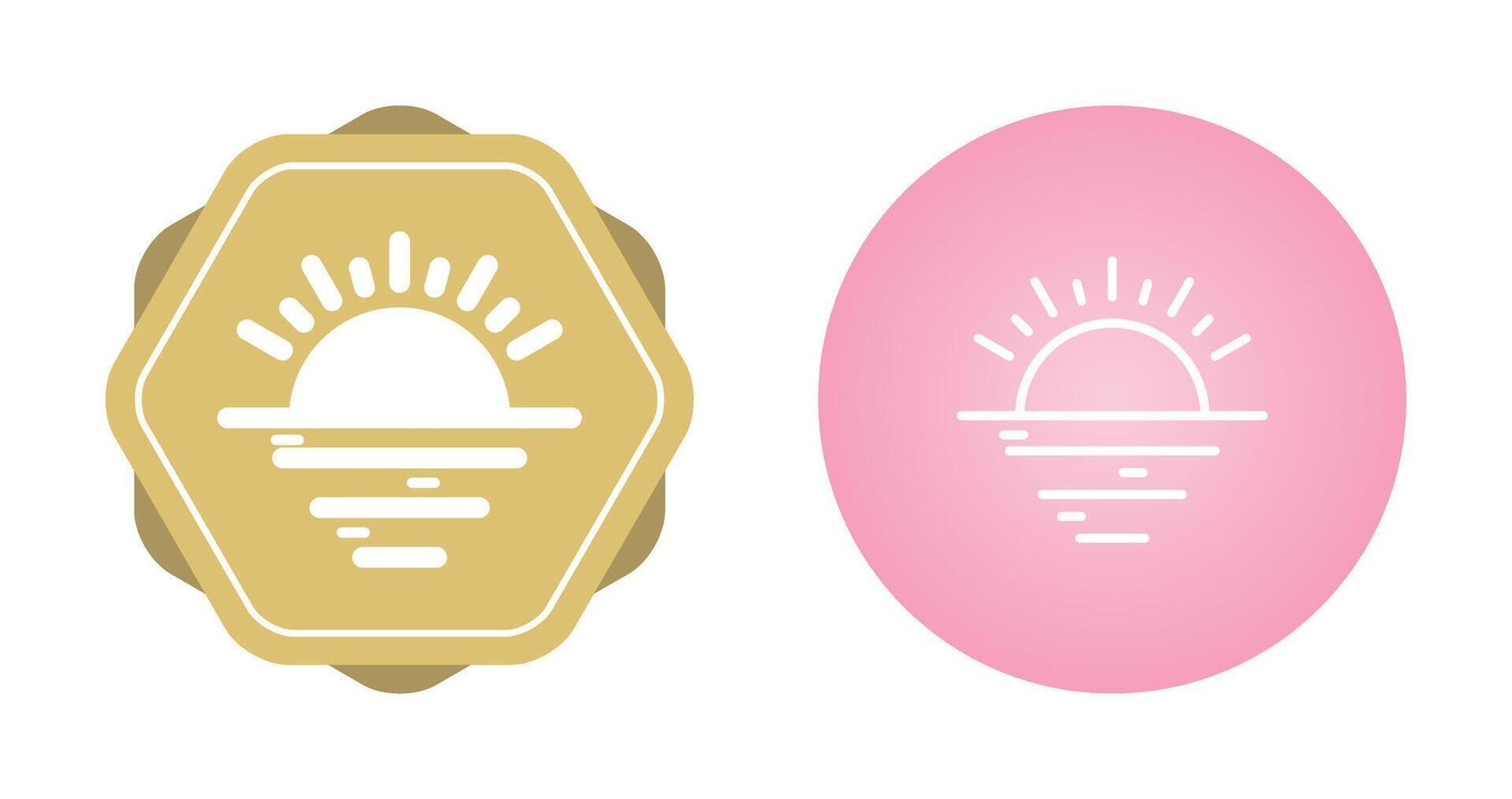 Sunset Vector Icon