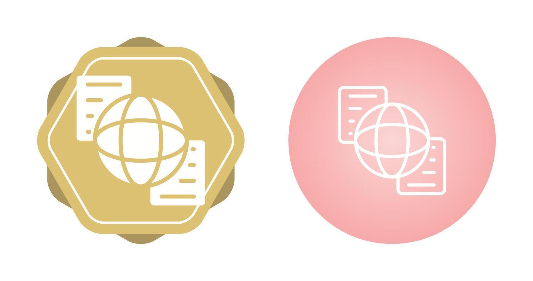 Document Sharing Vector Icon