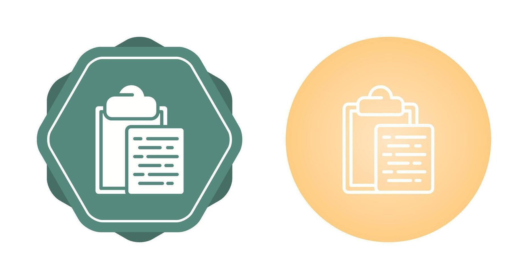 Document Paste Vector Icon