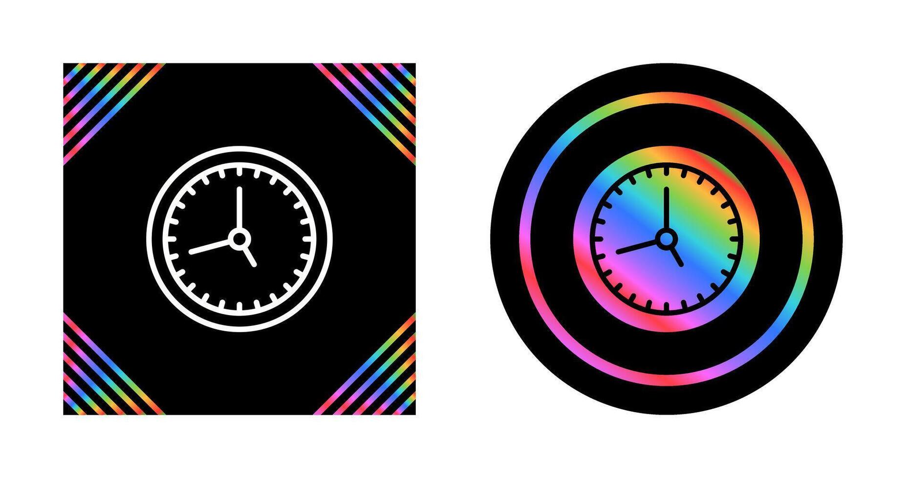 icono de vector de reloj