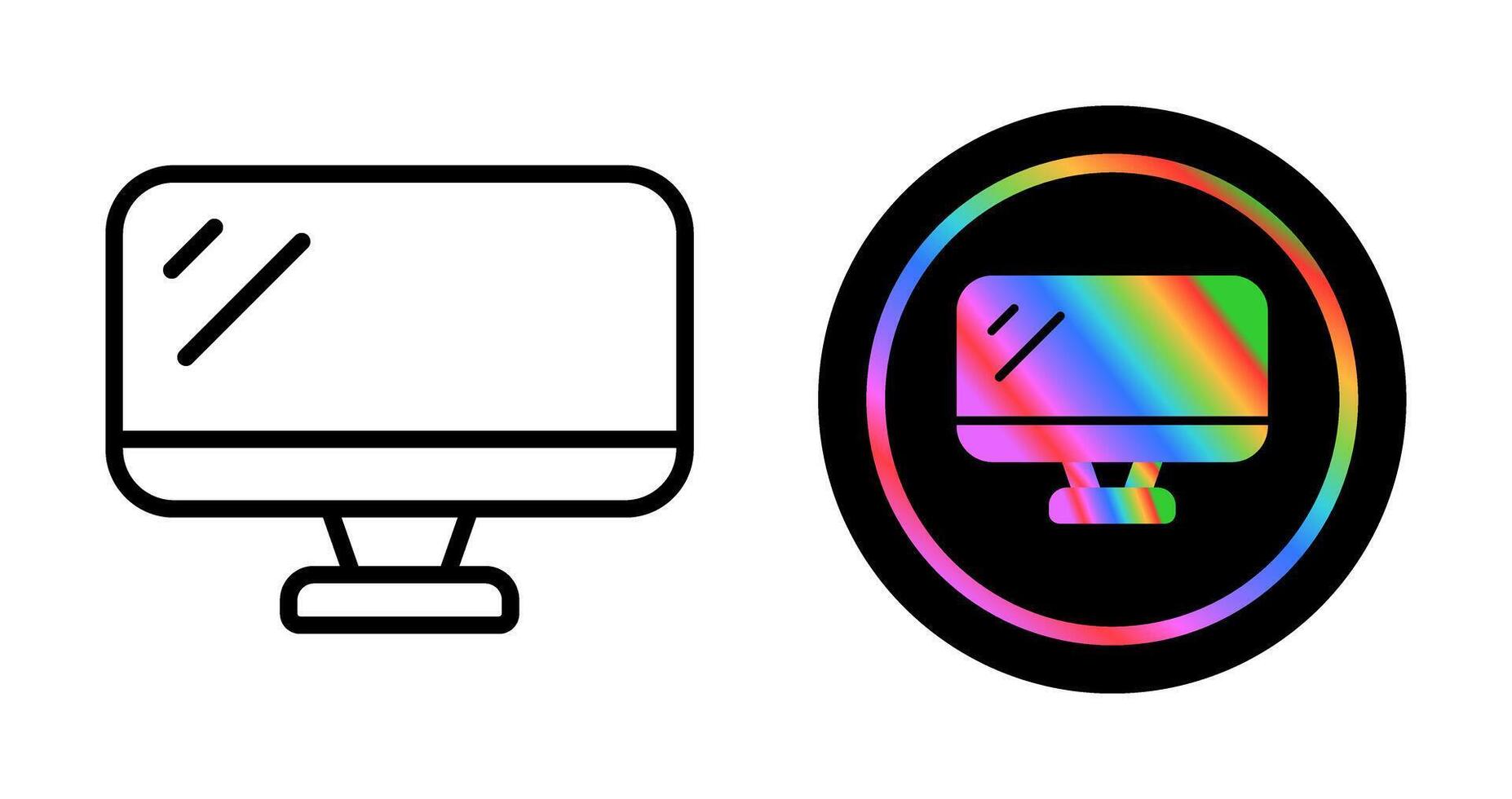 Monitor Vector Icon