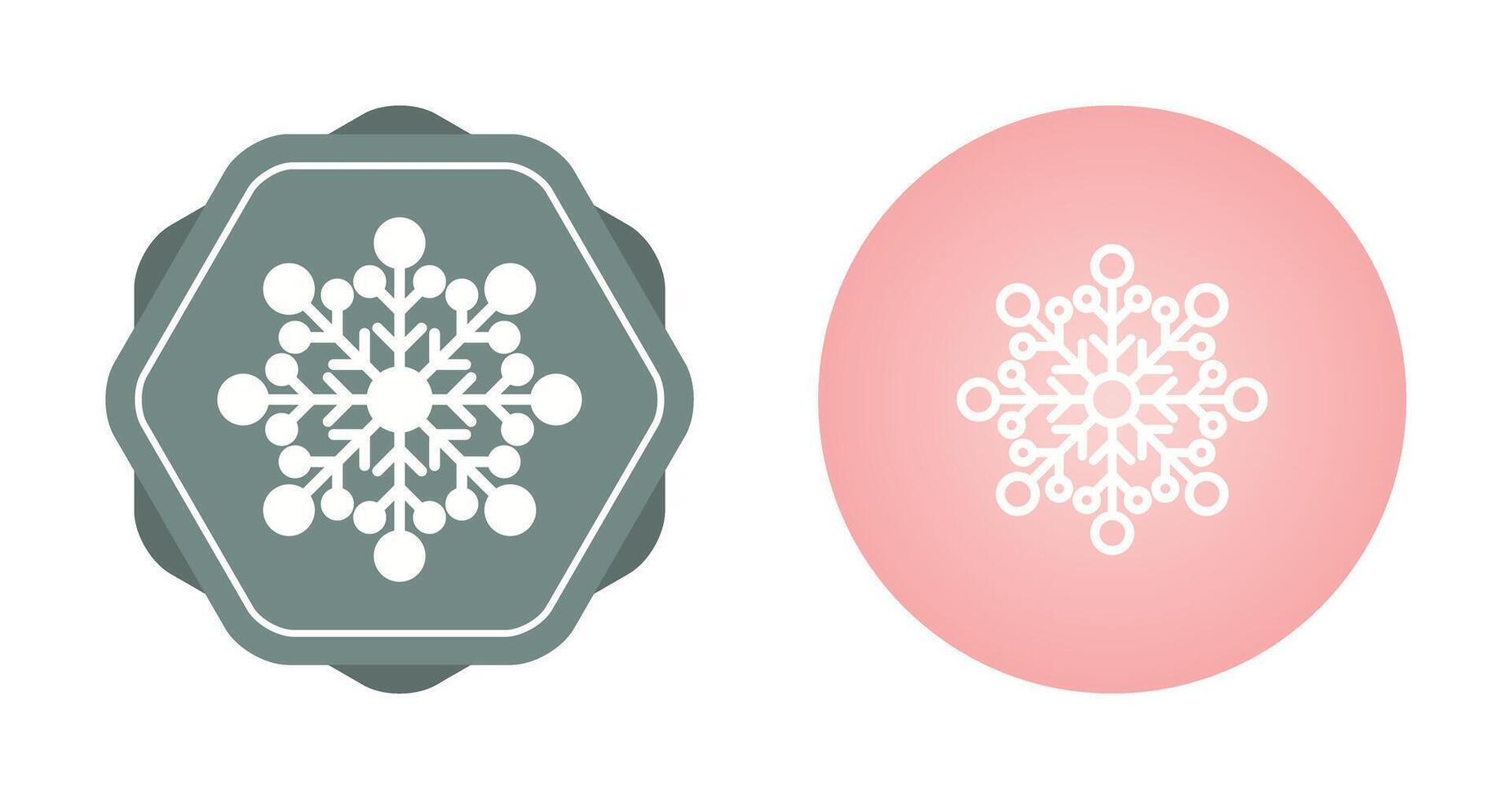 nieve vector icono