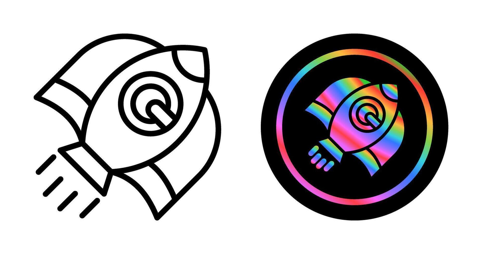 Rocket Ship Vector Icon