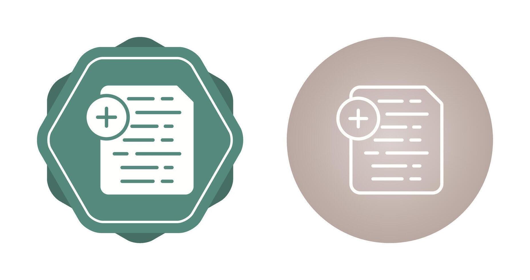 Document Insert Icon Vector Icon
