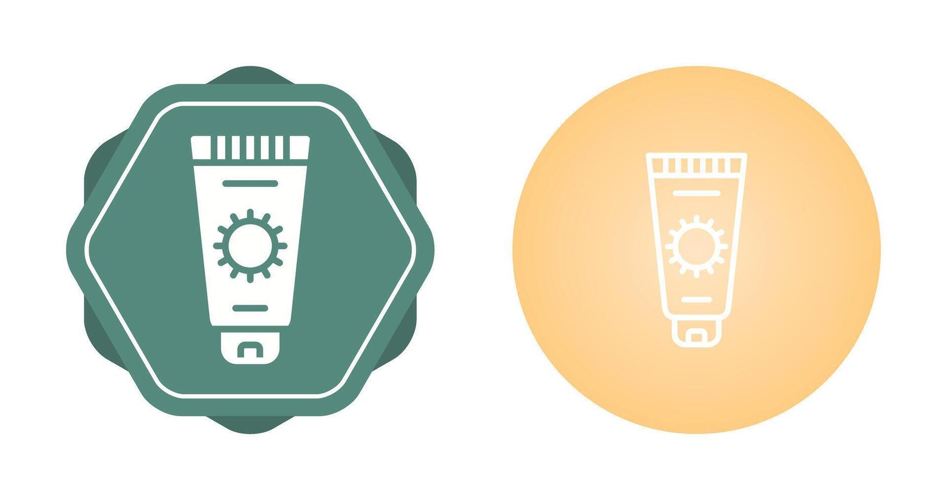 Sunscreen Vector Icon