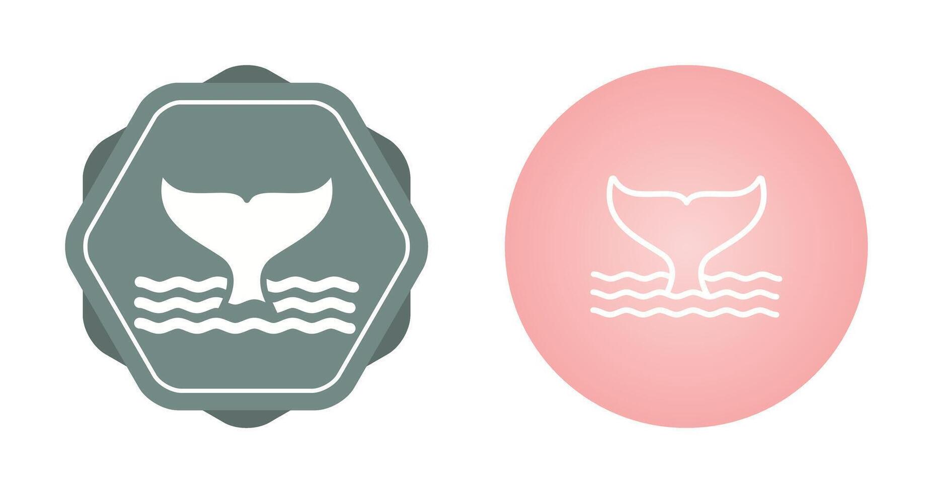 icono de vector de ballena