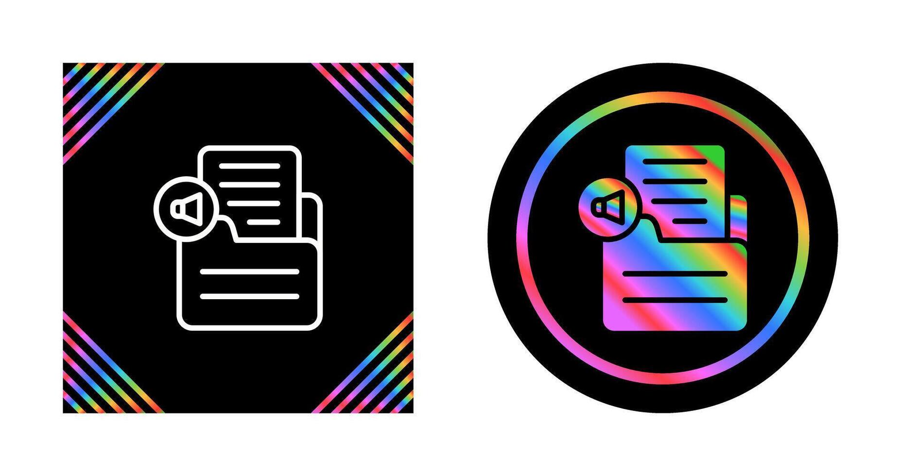 Document Insert Audio Vector Icon