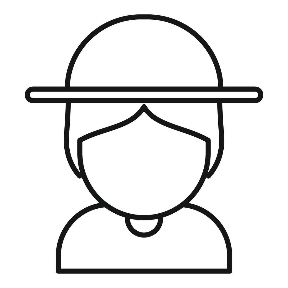 Grandma voyage icon outline vector. Life health safety vector