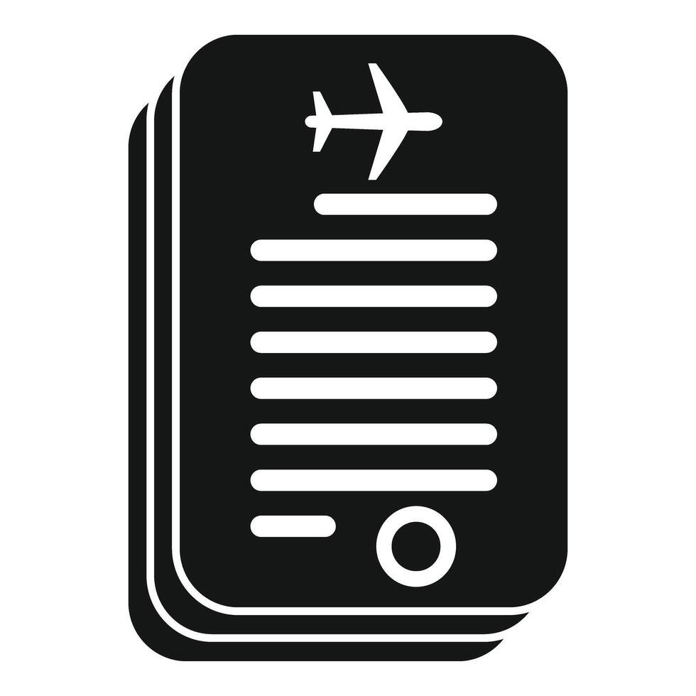Travel airplane insurance icon simple vector. People protection vector