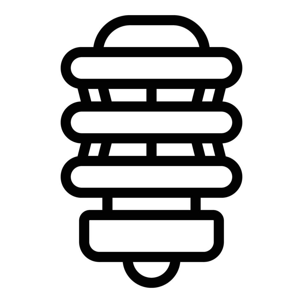 Nuclear atomic icon outline vector. Clean factory vector