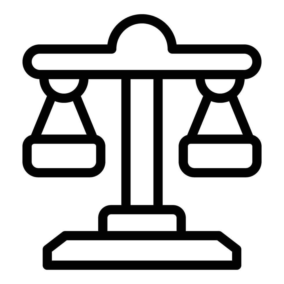Teamwork balance icon outline vector. Business meeting vector