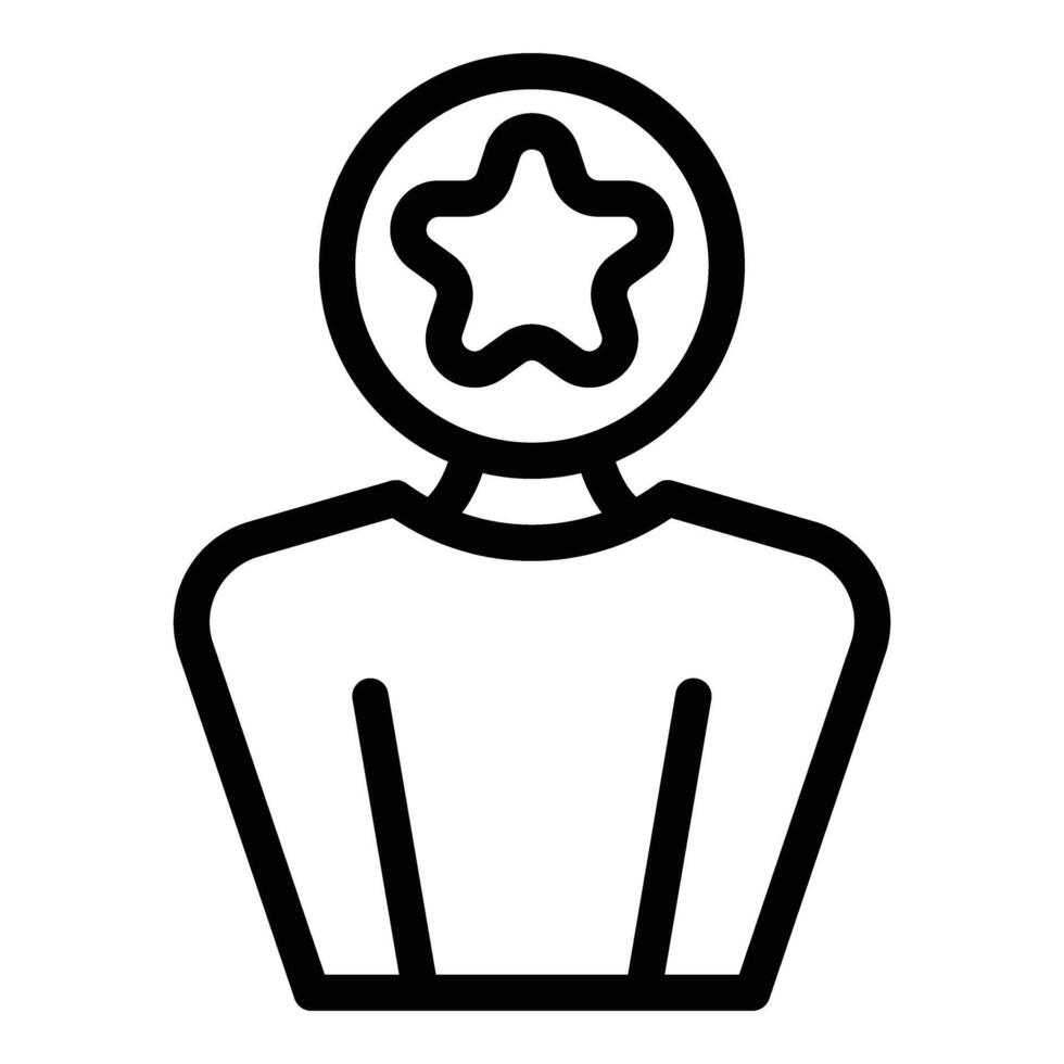 Meeting leader icon outline vector. Business call vector