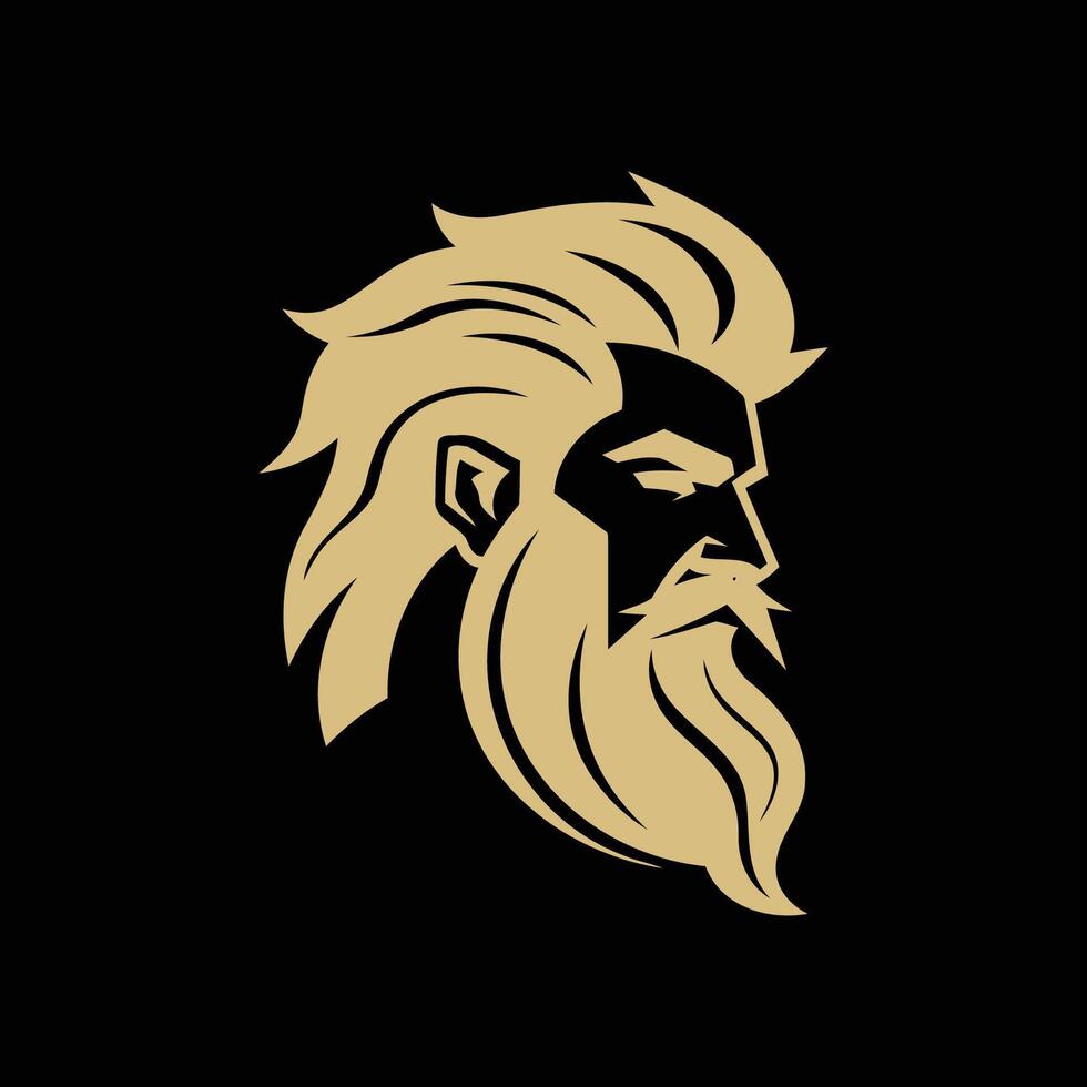 ai generado Zeus logo diseño vector ilustración