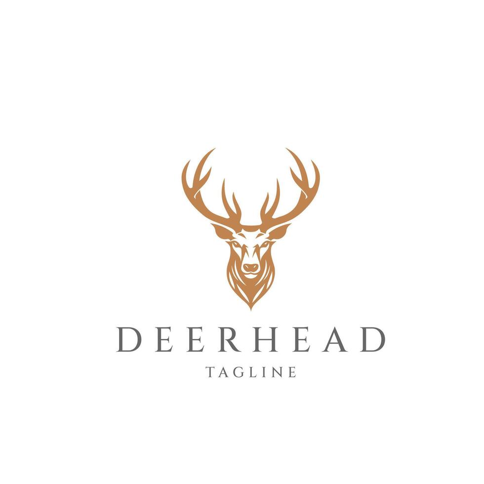 AI generated Deer logo vector icon design template