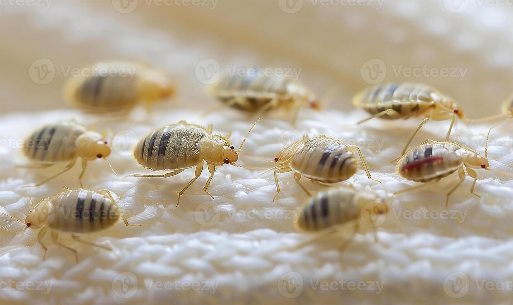 AI generated Bedbug Colony Invasion photo