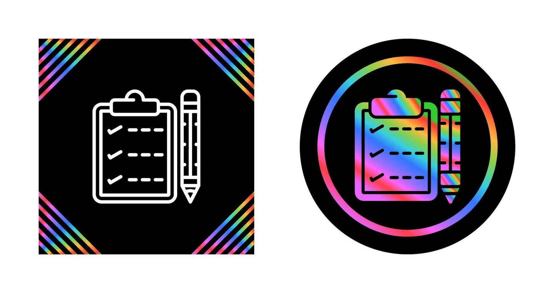 Writing pad Vector Icon