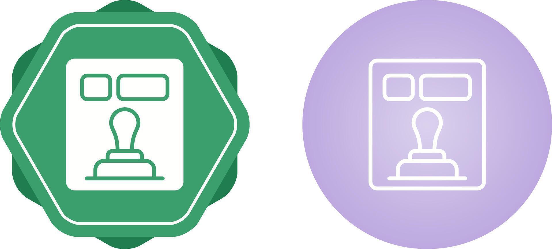 Stamp Tool Vector Icon