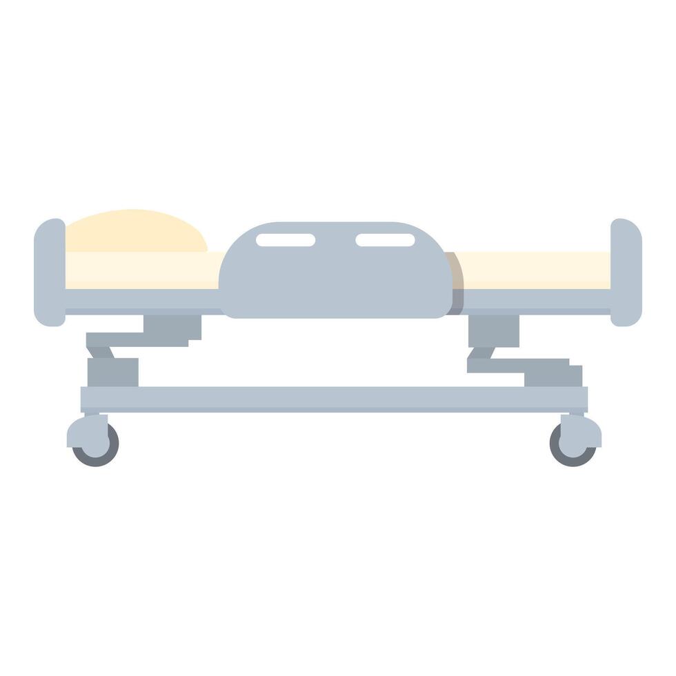 Patient bed icon cartoon vector. Hospital equipment vector